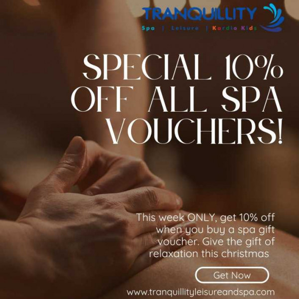 Image for Tranquillity Spa Christmas Offer 10% Discount